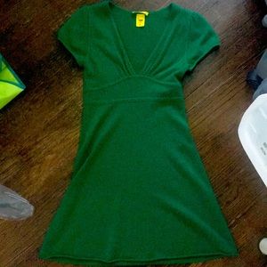 Catherine Malandrino green cashmere dress